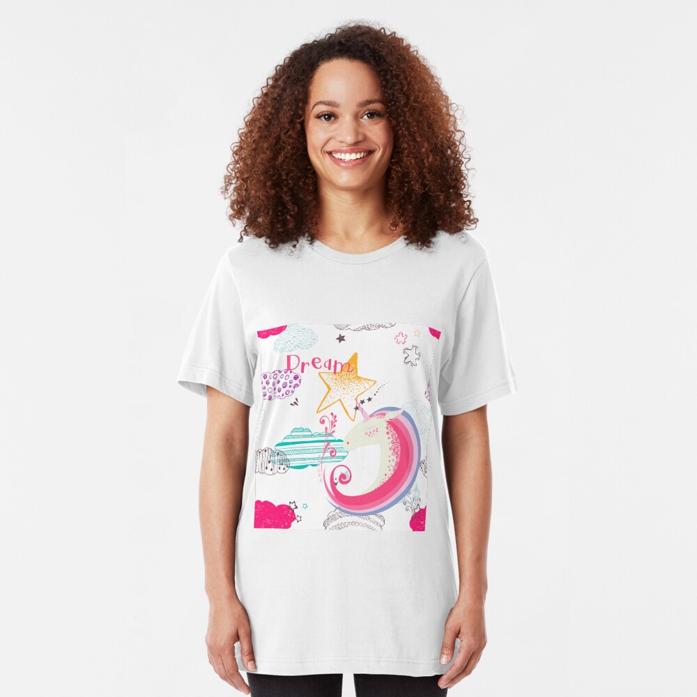Unicorn Dream Slim Fit T-Shirt
