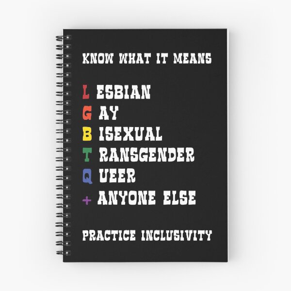 Aperçu de l'œuvre Practice Inclusivity - Chemise LGBTQ + Pride créée et vendue par LoonyMoonyProds.