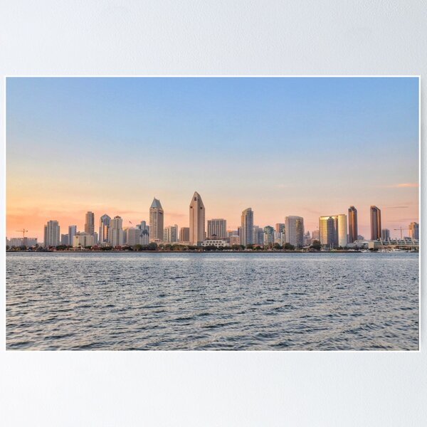 Item preview, San Diego Skyline Sunset CALIFORNIA designed and sold by CaptureLight.