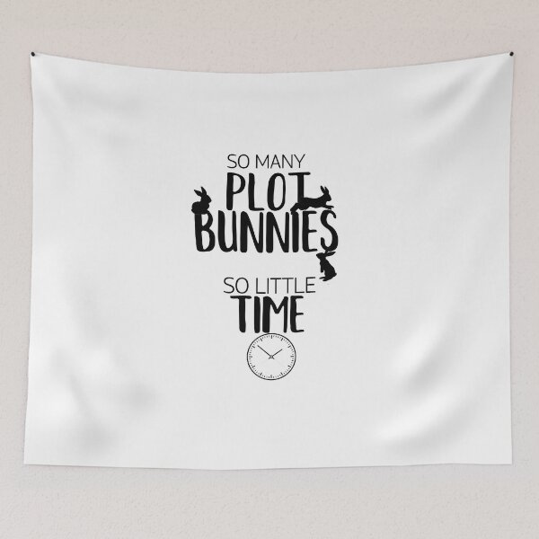 Item preview, So Many Plot Bunnies, So Little Time designed and sold by TheWriteShoppe.