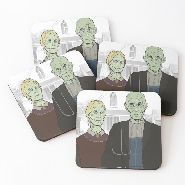 Item preview,  zombie American Gothic designed and sold by haydoghayy.