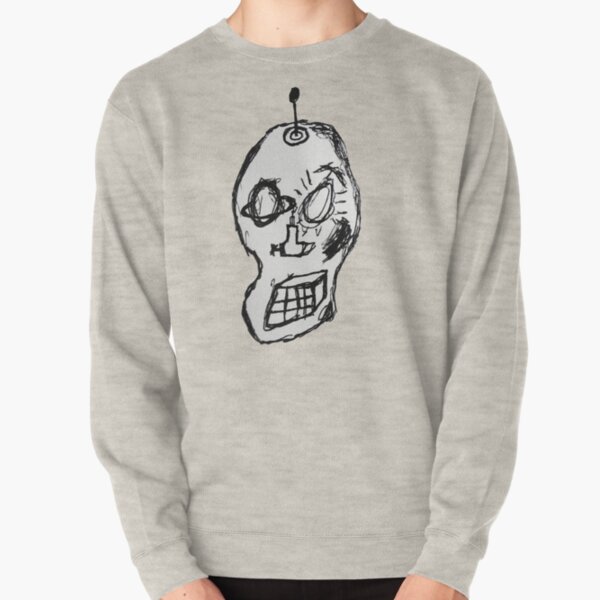 Planet Skull Pullover Sweatshirt