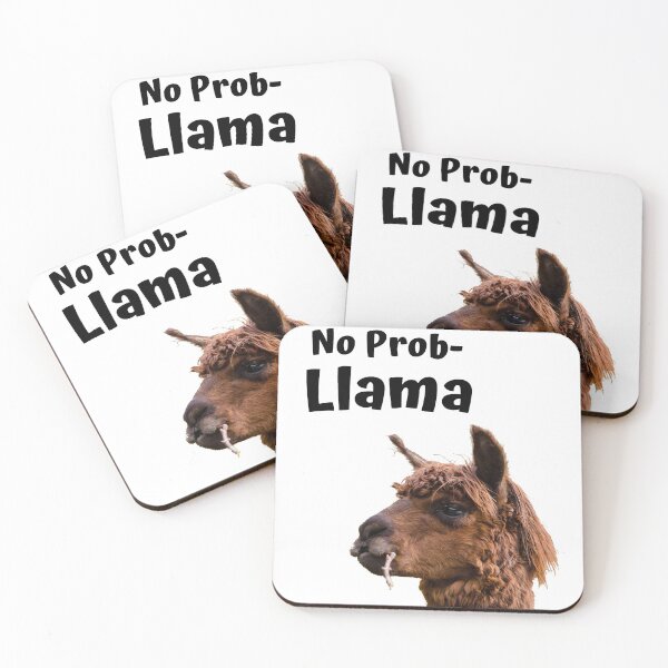 Item preview, No Prob-Llama designed and sold by Lisa Bertnick.