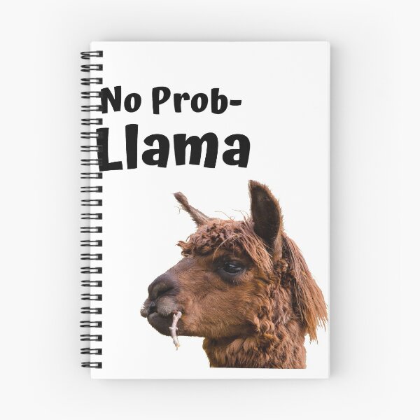Item preview, No Prob-Llama designed and sold by Lisa Bertnick.