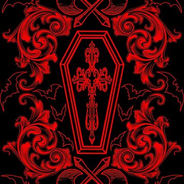 Gothic Vampire" Sticker for Sale by RavenWake | Redbubble