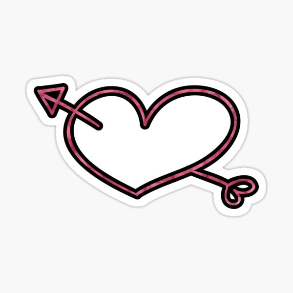 Love Arrow 2, Vector, Love, cute, word' Sticker