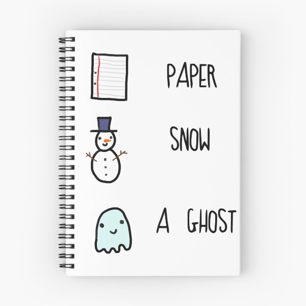 Item preview, Paper, Snow, a Ghost!! designed and sold by bethany rose.