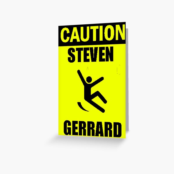 Item preview, Caution: Steven Gerrard designed and sold by KVKVKV.