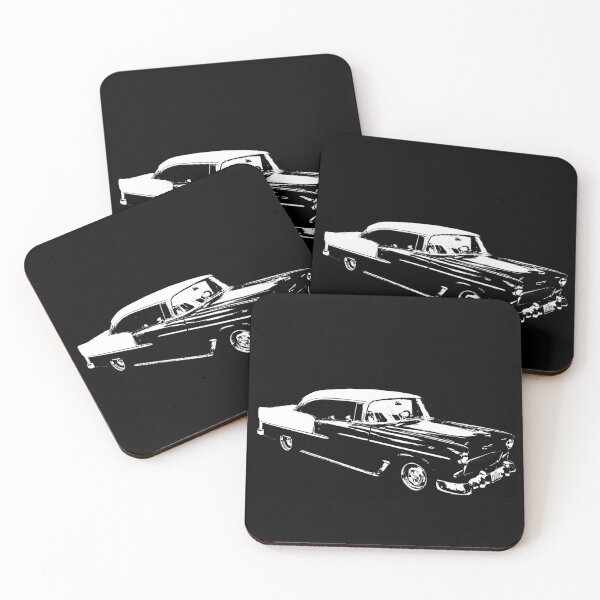 Item preview, 1955 Chevy Bel Air white designed and sold by GrizzlyVision.
