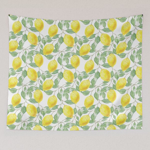 Item preview, Lemons on a vine designed and sold by MUZA9.