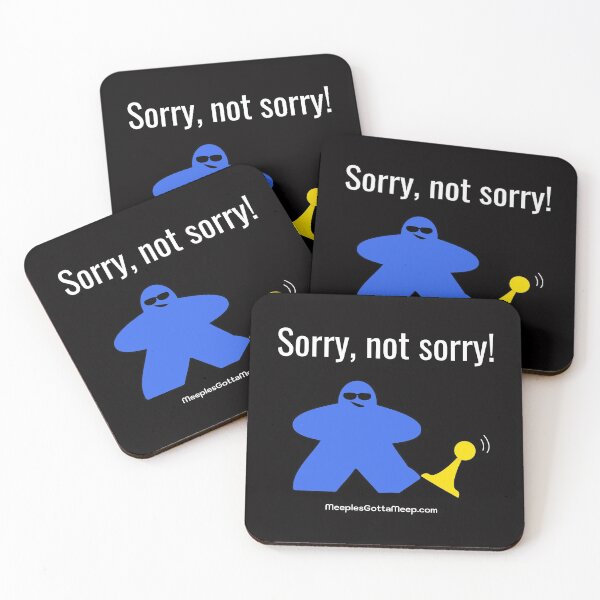 Item preview, Not Sorry, Blue designed and sold by GottaMeep.