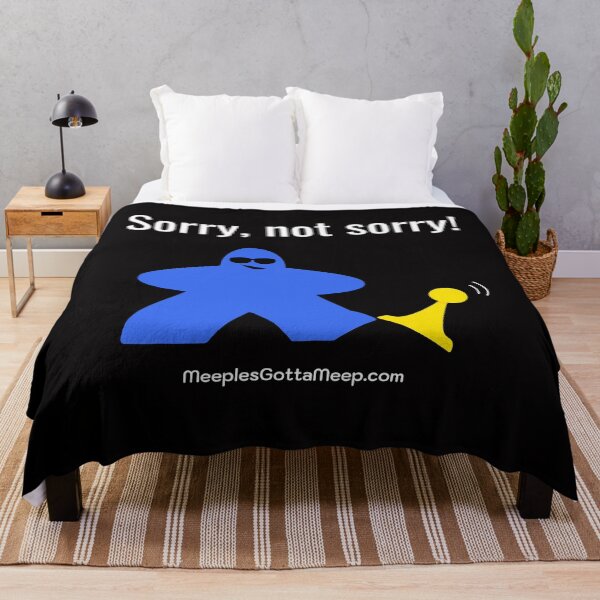 Item preview, Not Sorry, Blue designed and sold by GottaMeep.