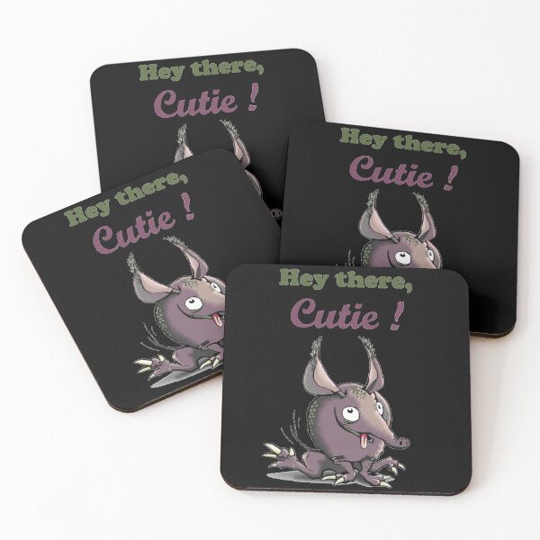 Item preview, Hey There, Cutie Armadillo designed and sold by Lisa Bertnick.