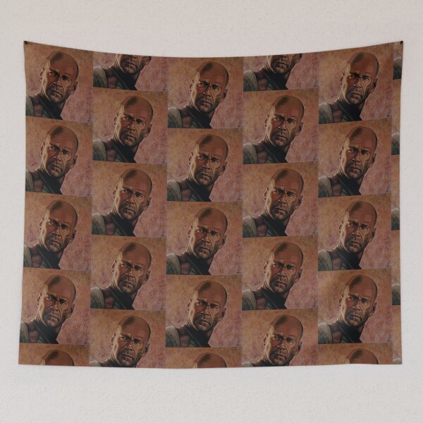 Item preview, Bruce Willis Painting designed and sold by PaulMeijering.