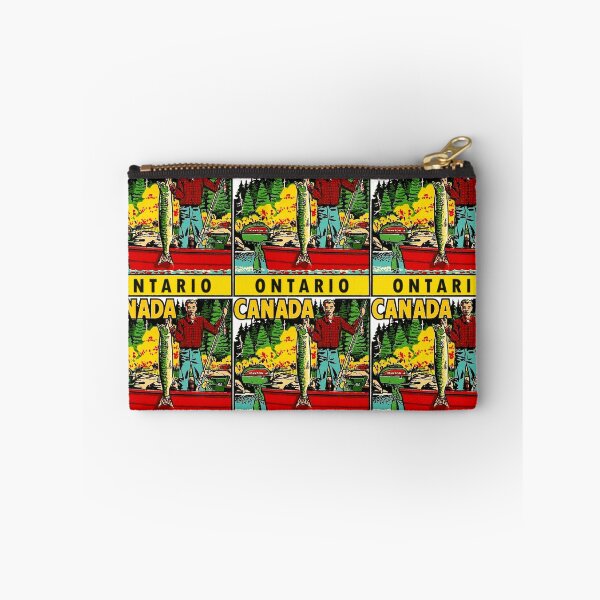 Item preview, Ontario Fishing Vintage Travel Decal designed and sold by hilda74.