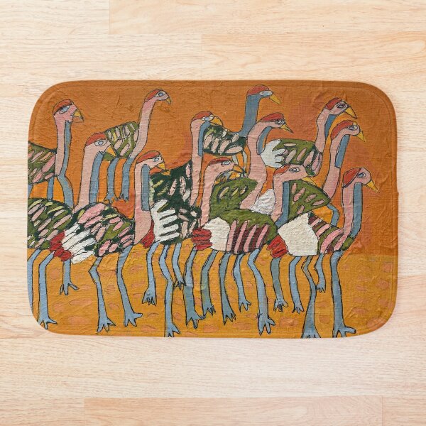 Emus Zion Levy Stewart Art Bath Mat