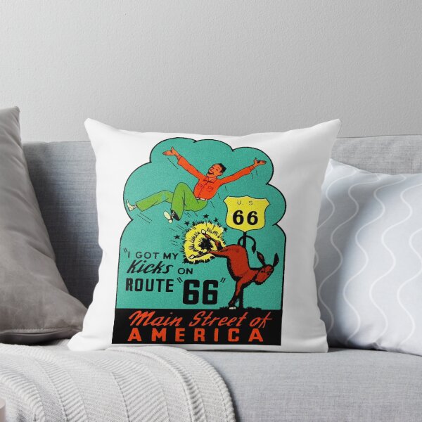 Item preview, Route 66 Main Street of America Vintage Travel Decal designed and sold by hilda74.