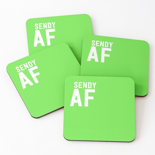 Item preview, THE GAME OF GNAR ::: Sendy AF (Neon Green) designed and sold by avanTishirtco.