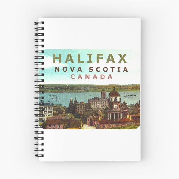 Item preview, Halifax Nova Scotia Canada Vintage Travel Decal designed and sold by hilda74.