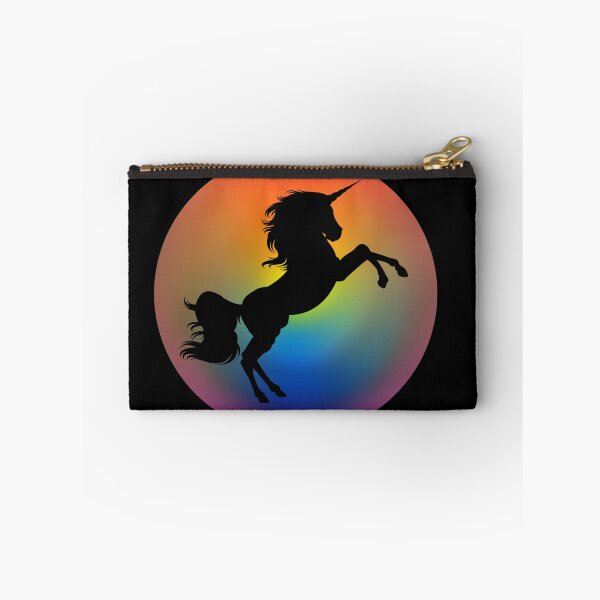 Item preview, Silhouette Unicorn Horse Rainbow Sunset designed and sold by Lisa Bertnick.