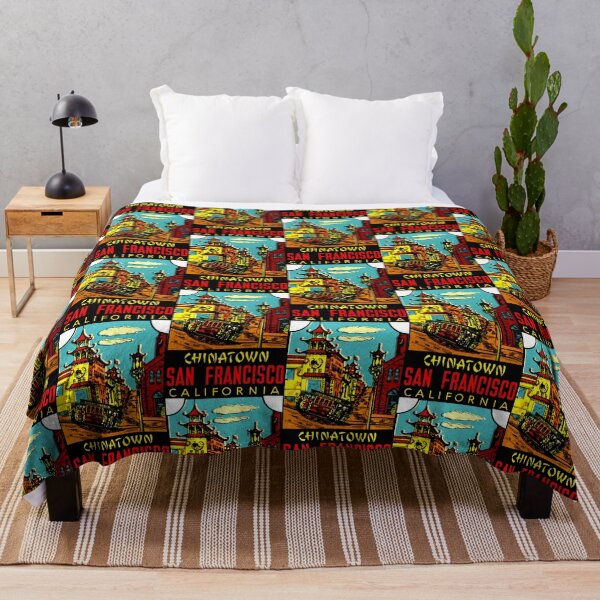 Item preview, Chinatown San Francisco Vintage Travel Decal designed and sold by hilda74.