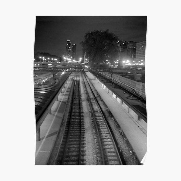 Commuter Line Platform Poster