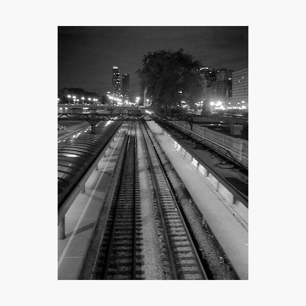 Commuter Line Platform Photographic Print