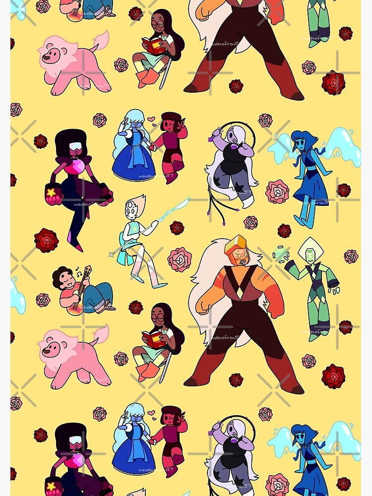 steven universe collage spiral notebook by maidenofiron157 redbubble