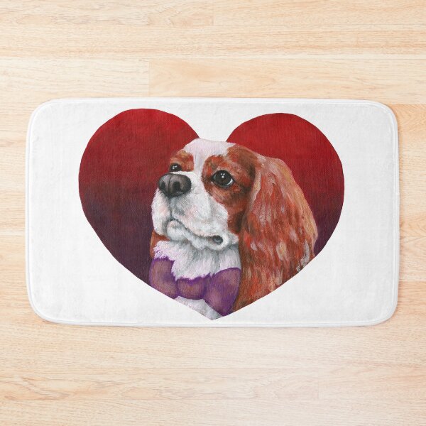 Item preview, Cavalier King Charles Spaniel - Blenheim Heart designed and sold by jollyinu.