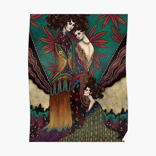 Klimt Muses 1 Poster