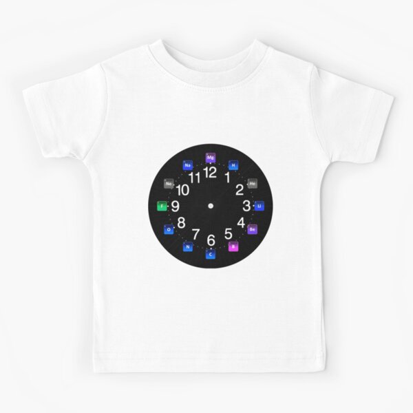 #Chemical #Elements Wall #Clock Kids T-Shirt