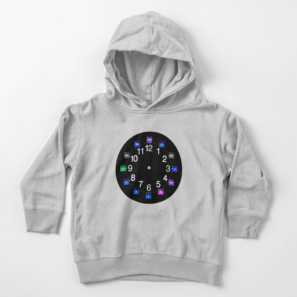 #Chemical #Elements Wall #Clock Toddler Pullover Hoodie