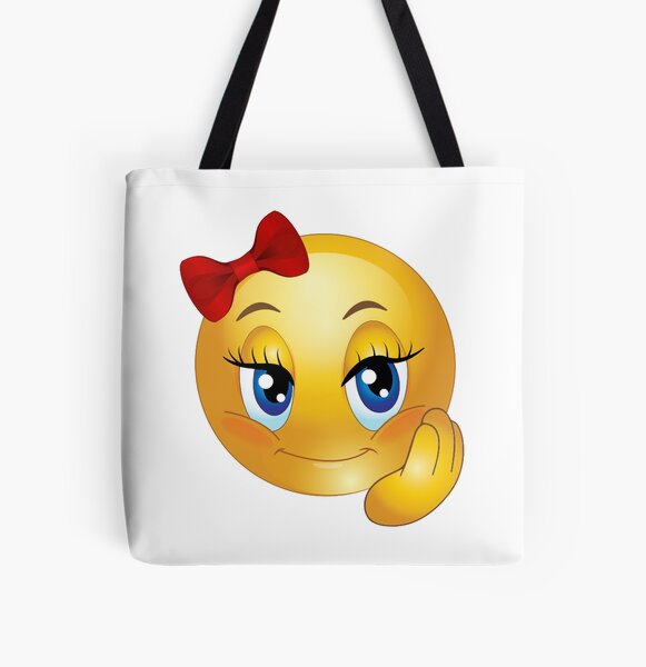 Smiley Face Eat Bugs Tote Bag