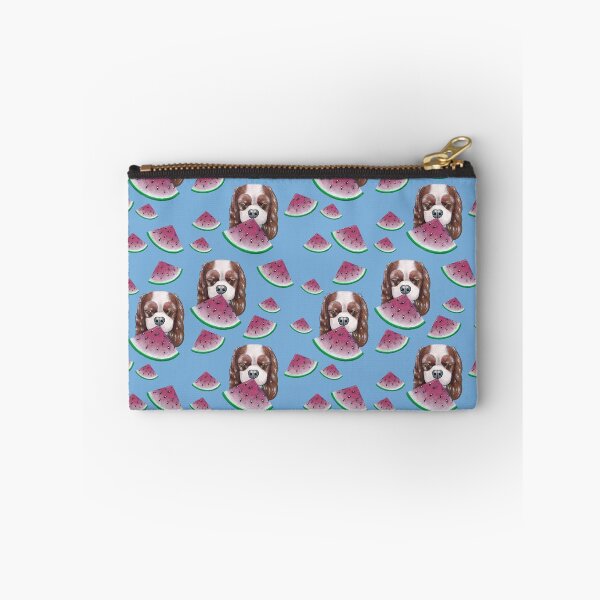 Item preview, Cavalier King Charles Spaniel - Blenheim and Watermelons designed and sold by jollyinu.