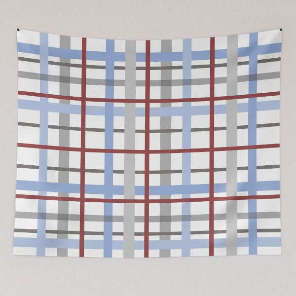Item preview, plaid pattern decor fabric gingham checked designed and sold by Draculaura2009.