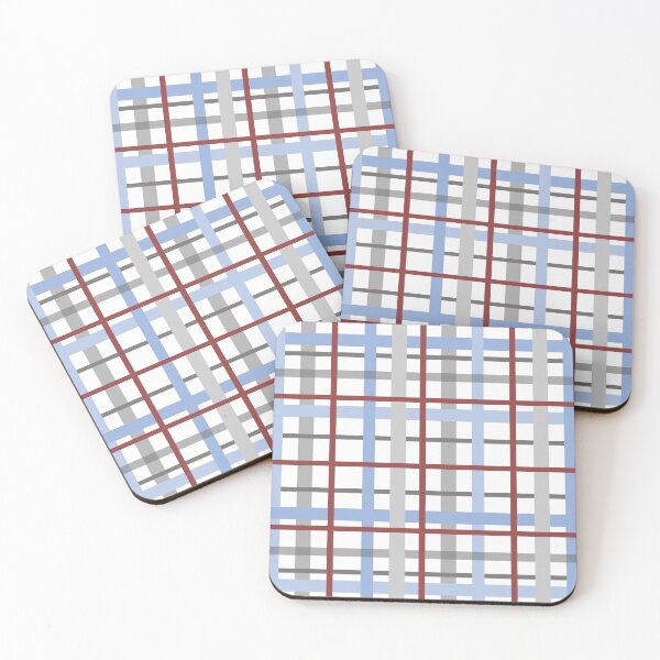 Item preview, plaid pattern decor fabric gingham checked designed and sold by Draculaura2009.