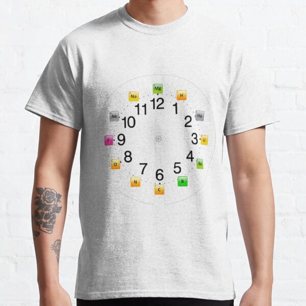 #Chemical #Elements Wall #Clock Classic T-Shirt