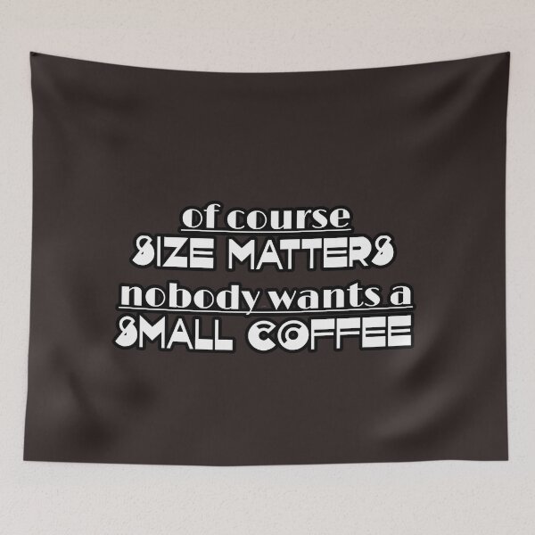 Item preview, size matters designed and sold by MagpieMuddles.