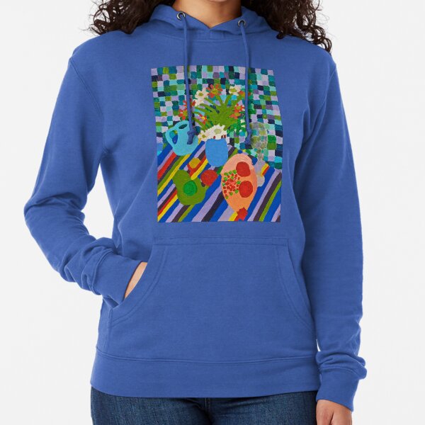 Blue Still LIfe Zion Art Zion Levy Stewart Lightweight Hoodie