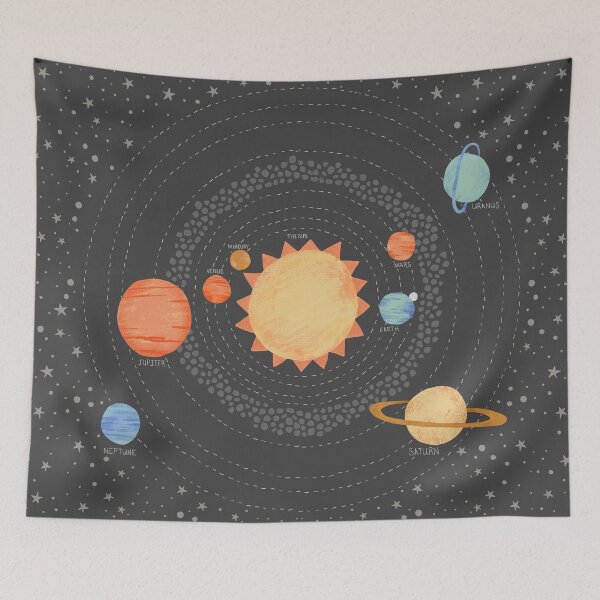 Item preview, Our Solar System designed and sold by latheandquill.