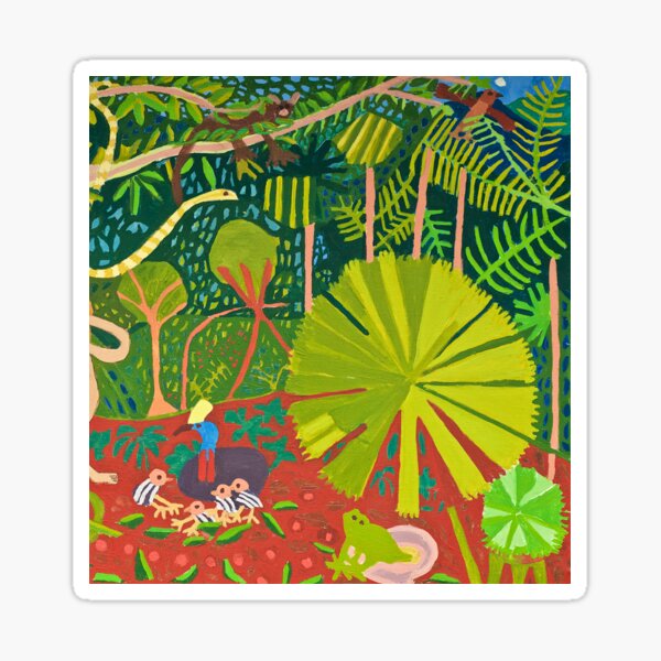 Daintree Rainforest Zionart Zion Levy Stewart Sticker