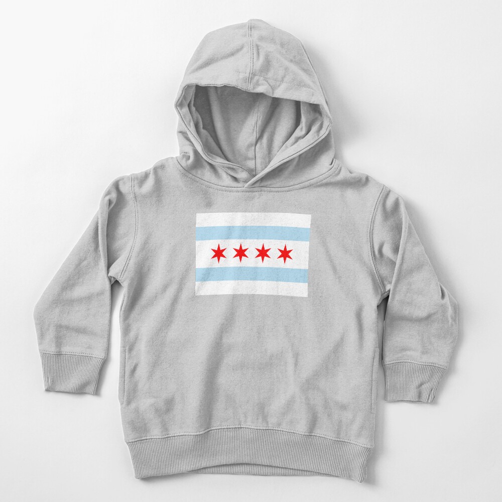 Flag of Chicago Toddler Pullover Hoodie