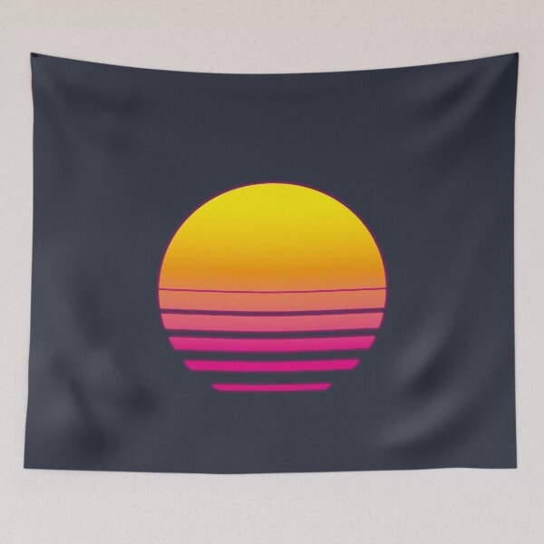 Item preview, Synthwave - Retro Sunset 80s designed and sold by BlueRockDesigns.