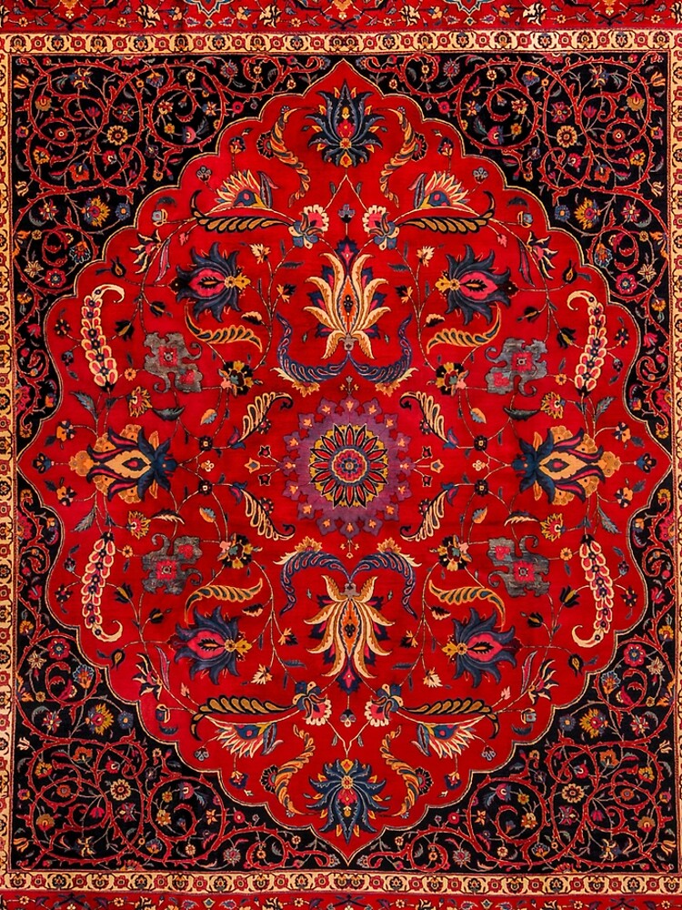 Antique Persian Rug Sticker for Sale by Susan Evans