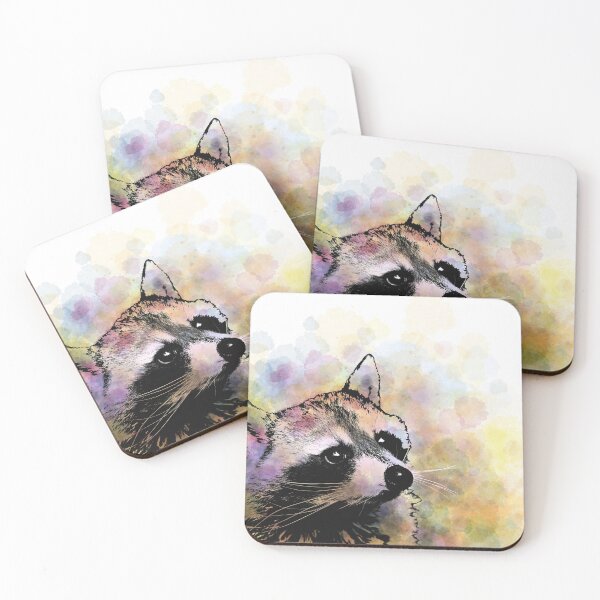 Item preview, Raccoon 23 designed and sold by artbylucie.