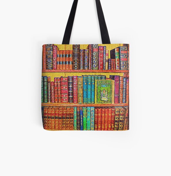Library All Over Print Tote Bag