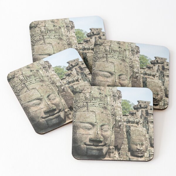 Item preview, The smiling goddesses at Bayon Temple, Angkor Wat complex, Cambodia designed and sold by antonium.