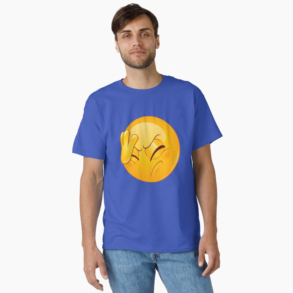 FACE PALM SMILEY FACE Sticker