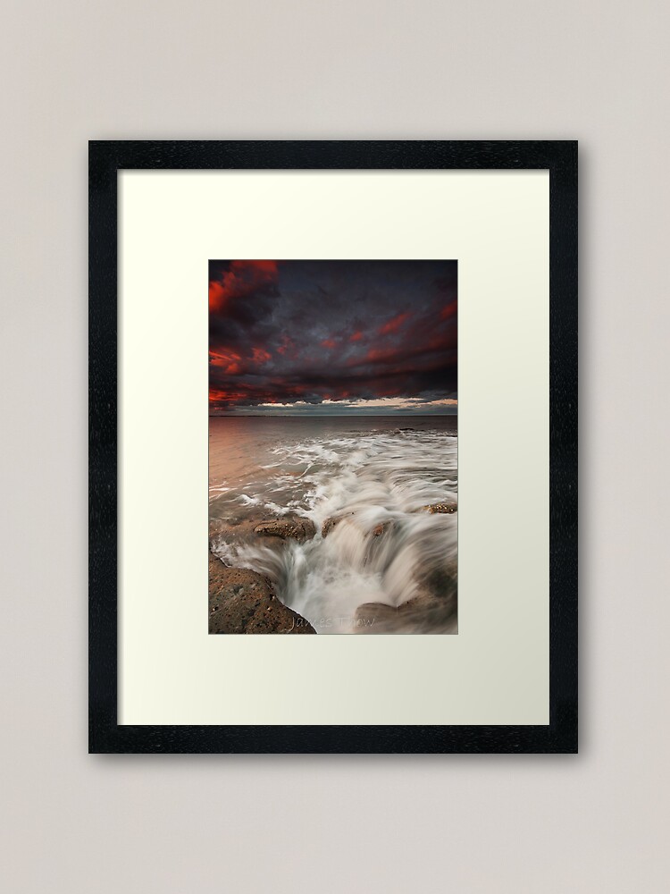 Alternate view of Get in the Hole Framed Art Print