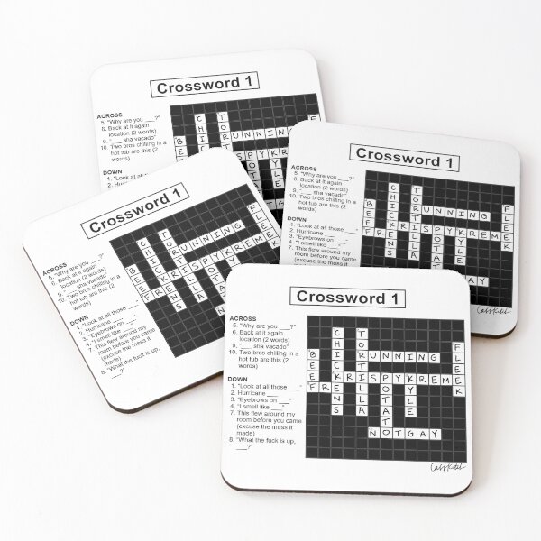 Item preview, Vine Crossword Puzzle #1 designed and sold by cass-ketch.
